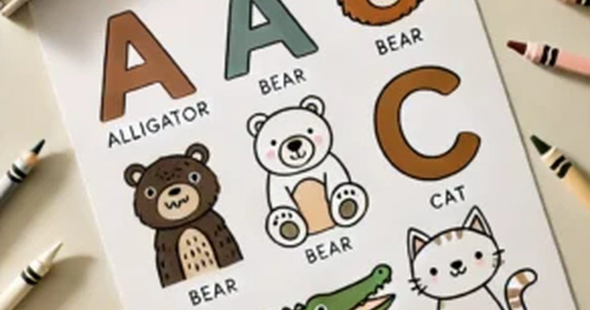 Free Animal-Themed Alphabet Coloring and Tracing Pages - School World Kids